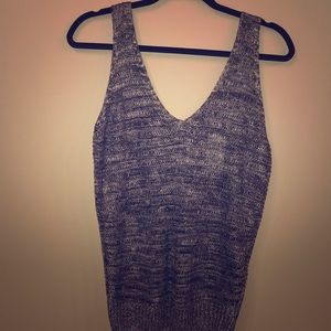 Sweater tank top